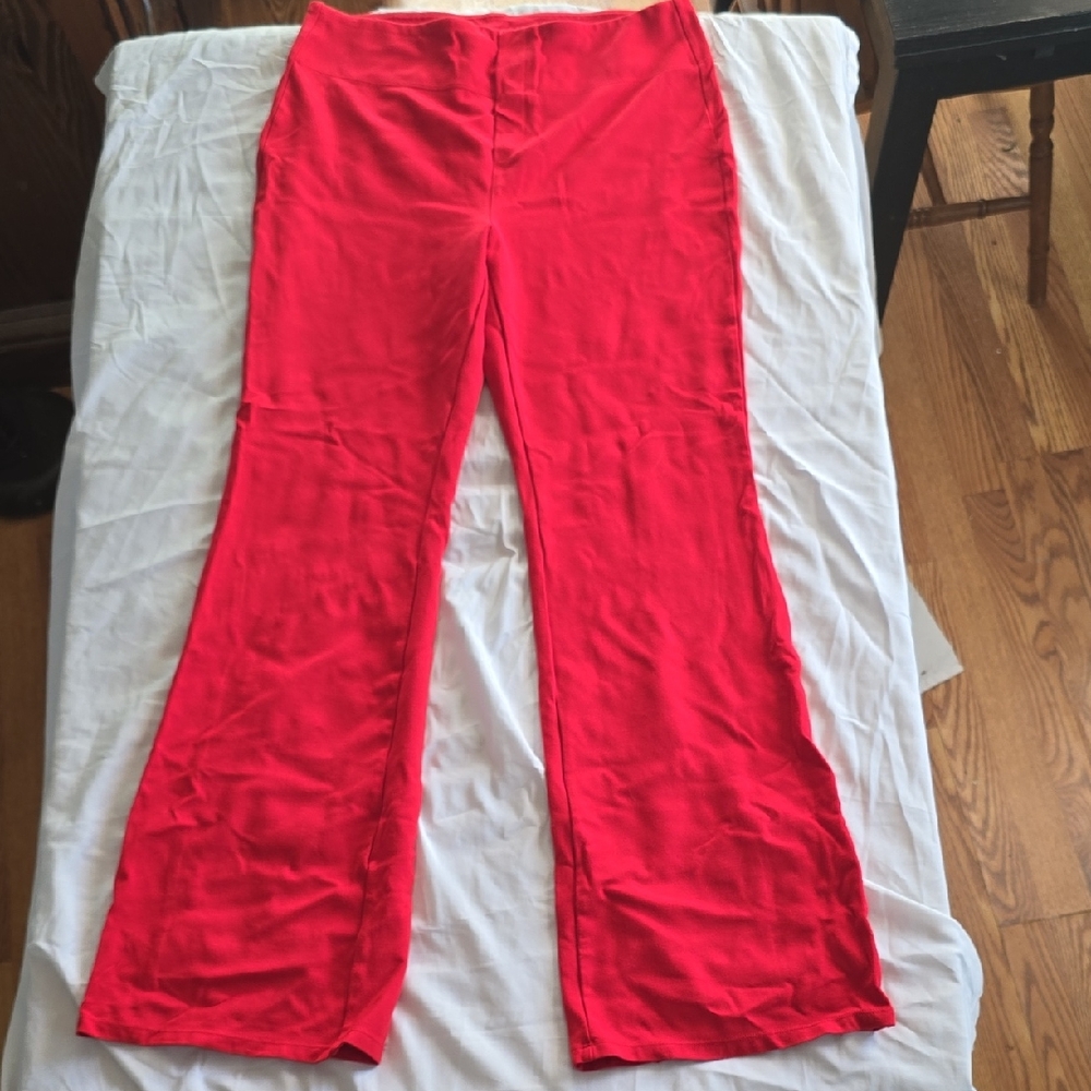 HALARA Red Boot Cut Flare Pants